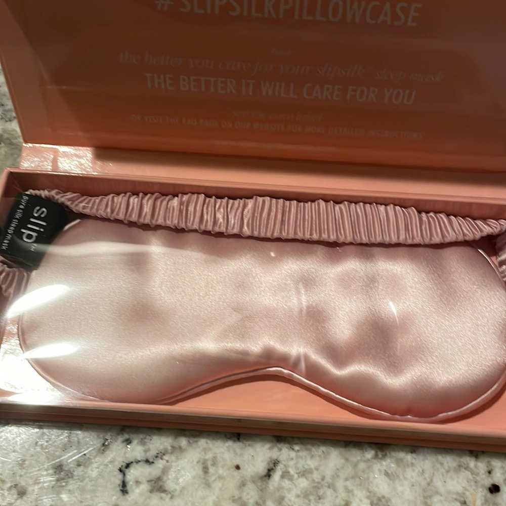 Slip silk sleep mask classic pink